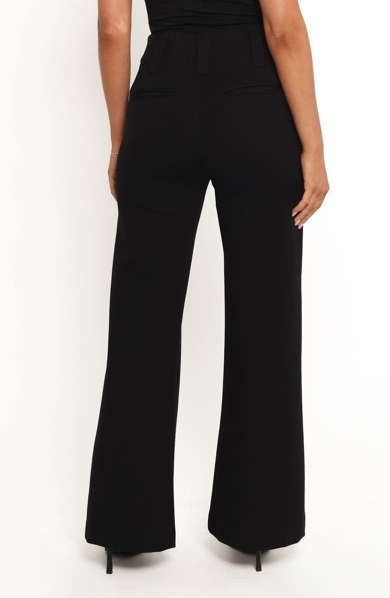 Petal & Pup Bimmi Flare Pants, Alternate, color, Black