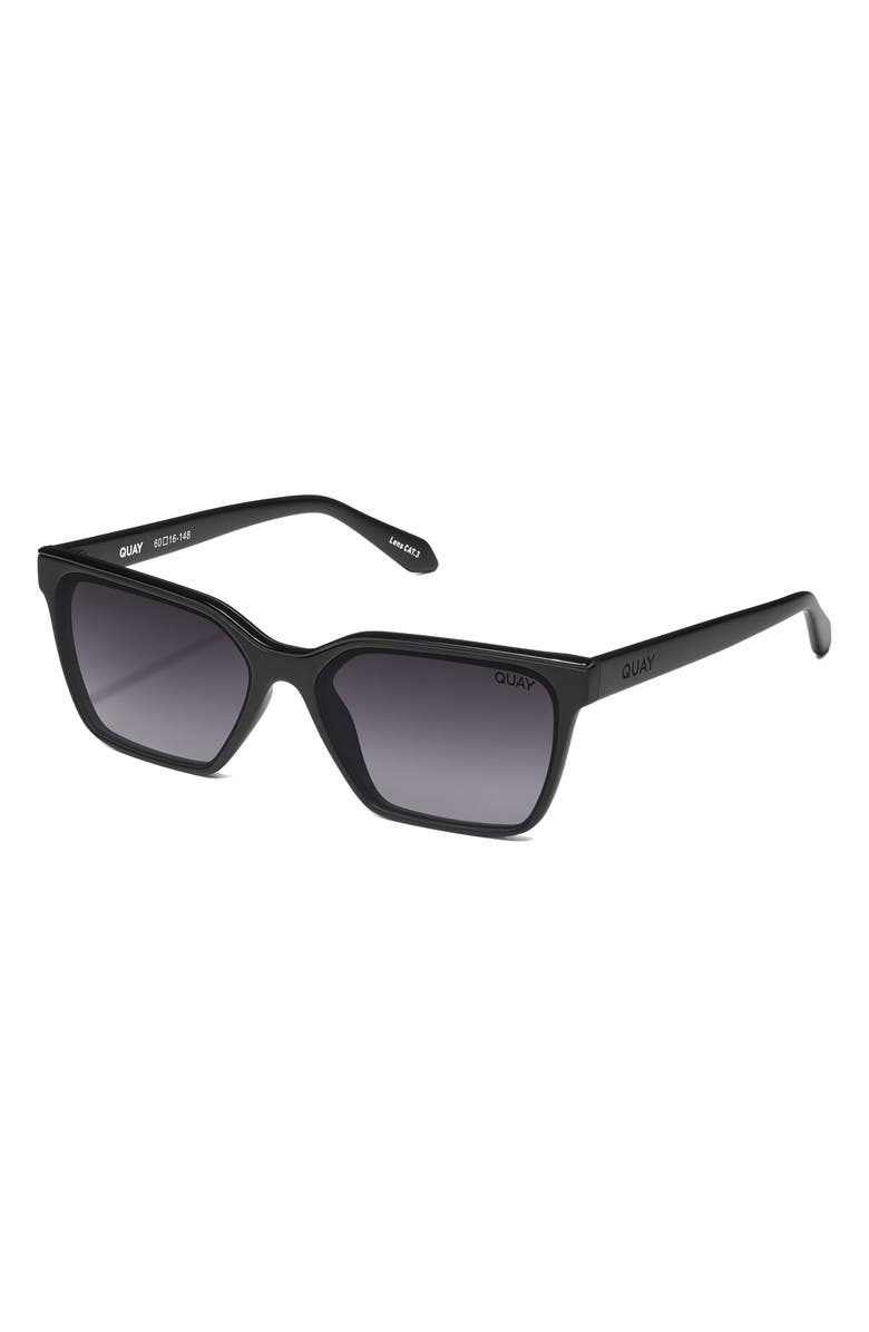 QUAY Top Shelf 41mm Gradient Small Square Sunglasses, Alternate, color,