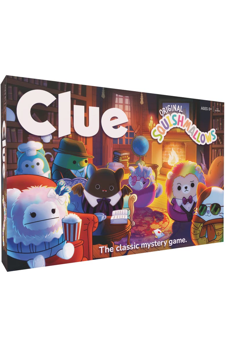 CLUE Original Squishmallows Mystery Board Game, Ages 8+, Main, color, 