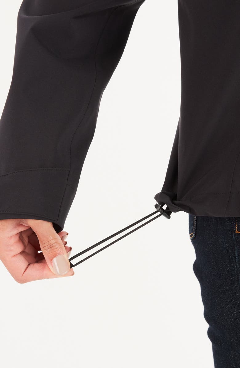 Marmot PreCip<sup>®</sup> Eco Pro Waterproof Hooded Jacket, Alternate, color, Black