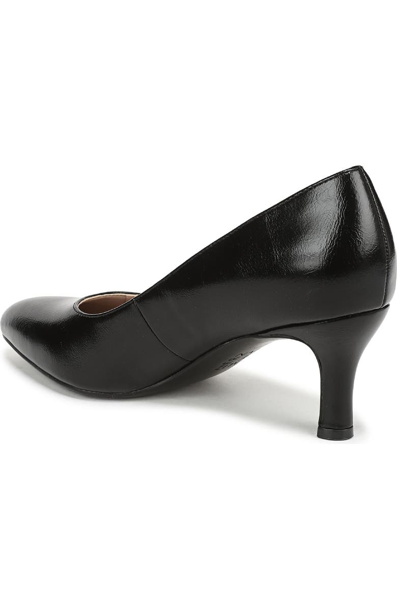 Naturalizer Flora Pump, Alternate, color, Black Faux Leather