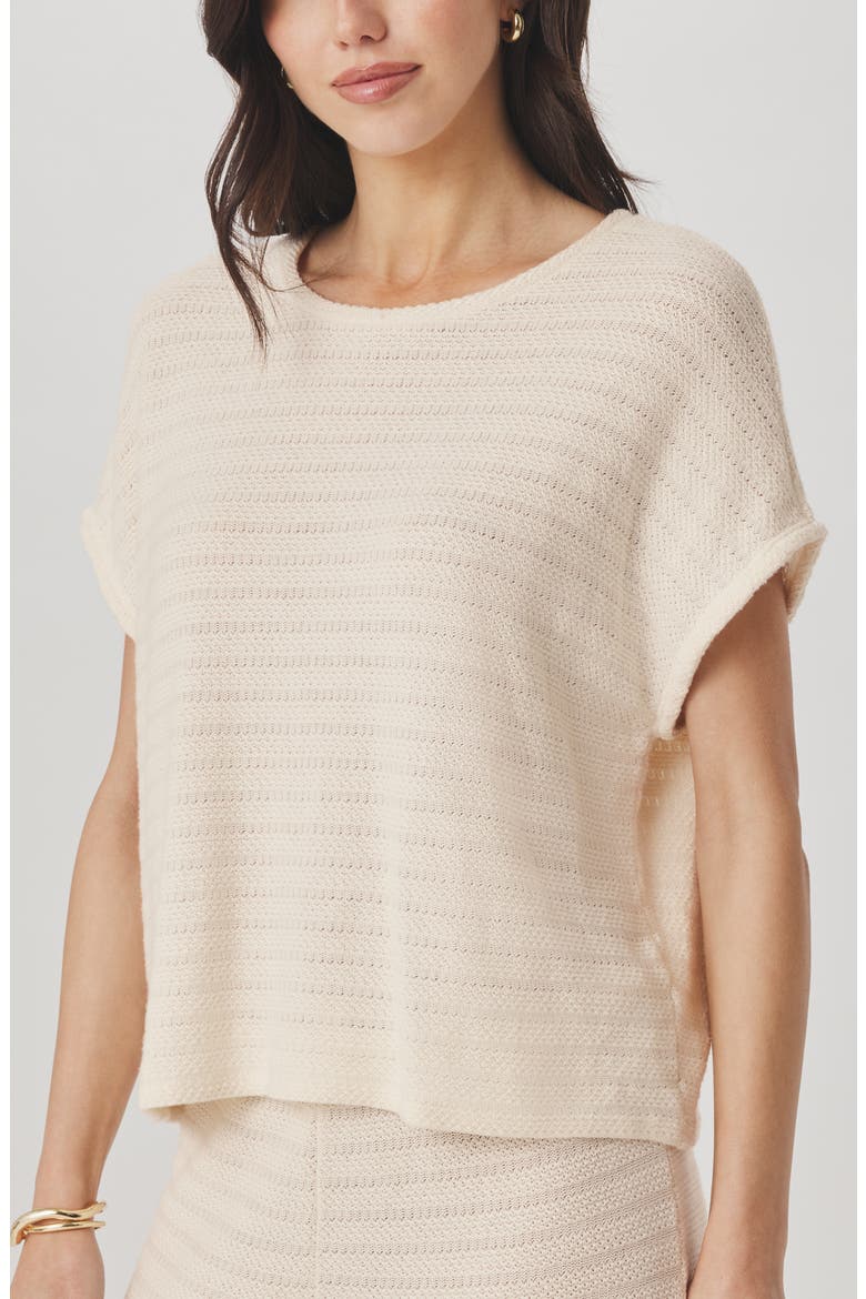 Marisol Short Sleeve Sweater, Main, color, SHELL