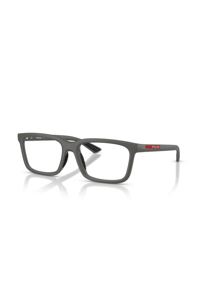 54mm Rectangle optical glasses, Main, color, Grey