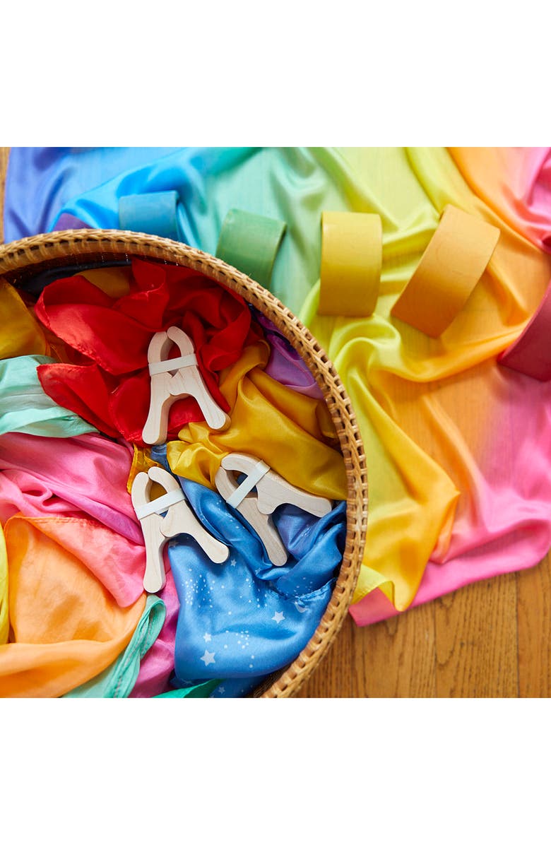 Sarah's Silks 4-Pack Play Clips, Alternate, color, Tall