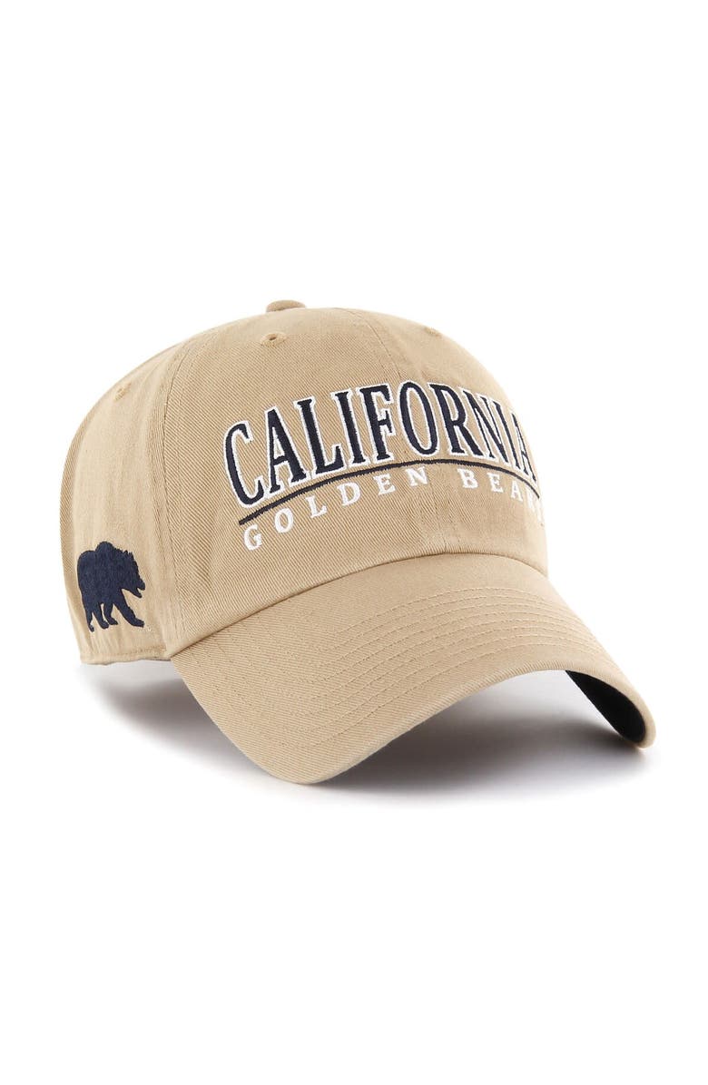 '47 Men's '47 Khaki Cal Bears District Clean Up Adjustable Hat, Main, color,