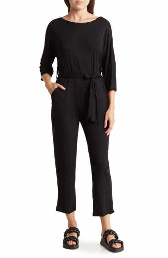 GO COUTURE Tie Waist Jumpsuit