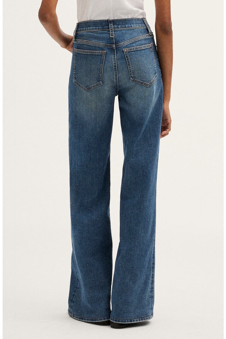 Super Stretch Denim Wide Leg Jeans, Alternate, color, SUNNYSIDE WASH