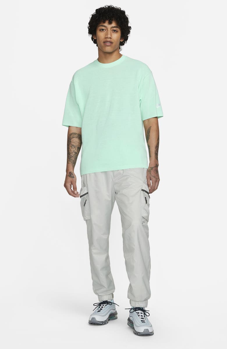 Nike Engineered Short Sleeve Sweater, Alternate, color, Light Green