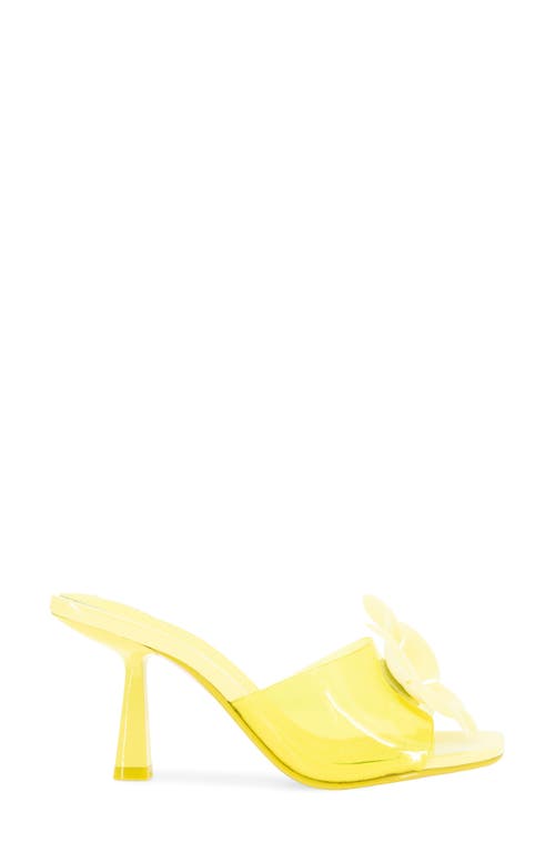 Bcbg Remani Flower Embellished Sandal In Lemon