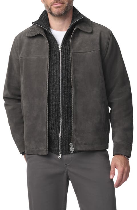 Suede Zip Jacket