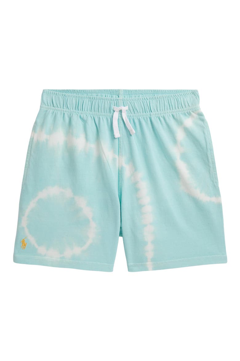 Kids' Cotton Jersey Sweat Shorts, Main, color, PARAKEET