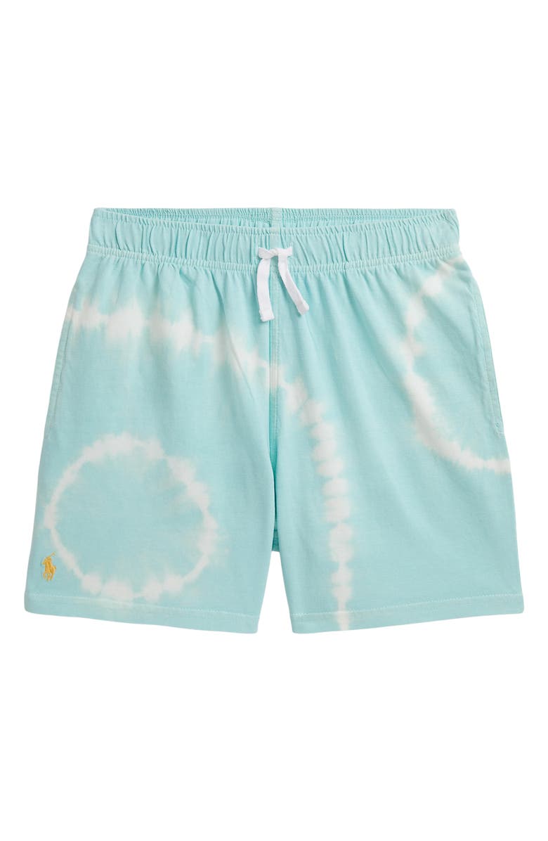 Polo Ralph Lauren Kids' Cotton Jersey Sweat Shorts, Main, color, Parakeet