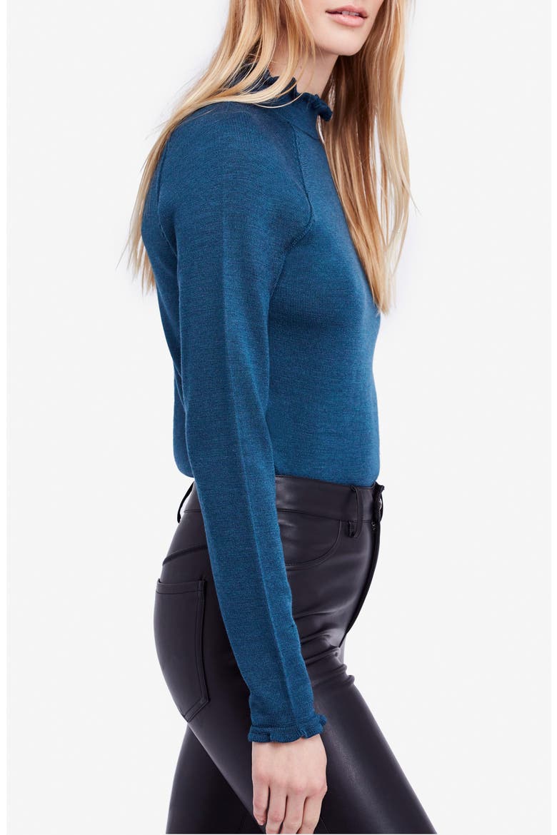 Needle & Thread Merino Wool Sweater, Alternate, color, DARK TURQUOISE