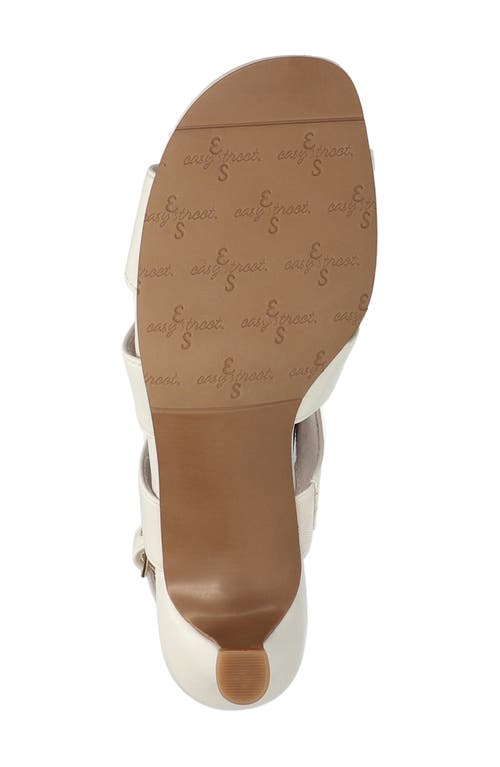 Easy Street Zella Slingback Sandal In Bone