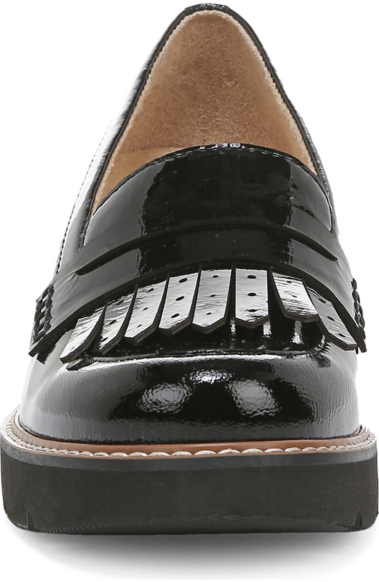 Naturalizer Darcy Fringe Leather Loafer, Alternate, color,