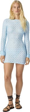 Missoni Short Lace Long Sleeve Cover-up
