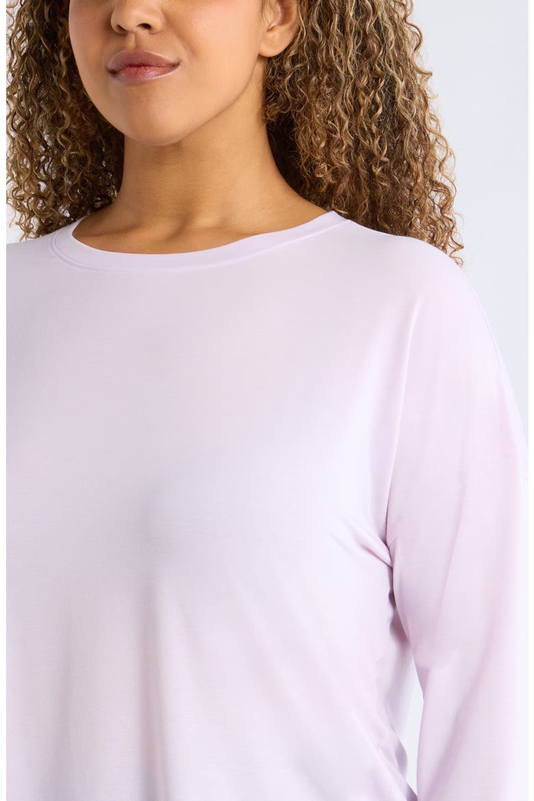 Breathe Long Sleeve Performance T-Shirt, Alternate, color, PURPLE HUSH
