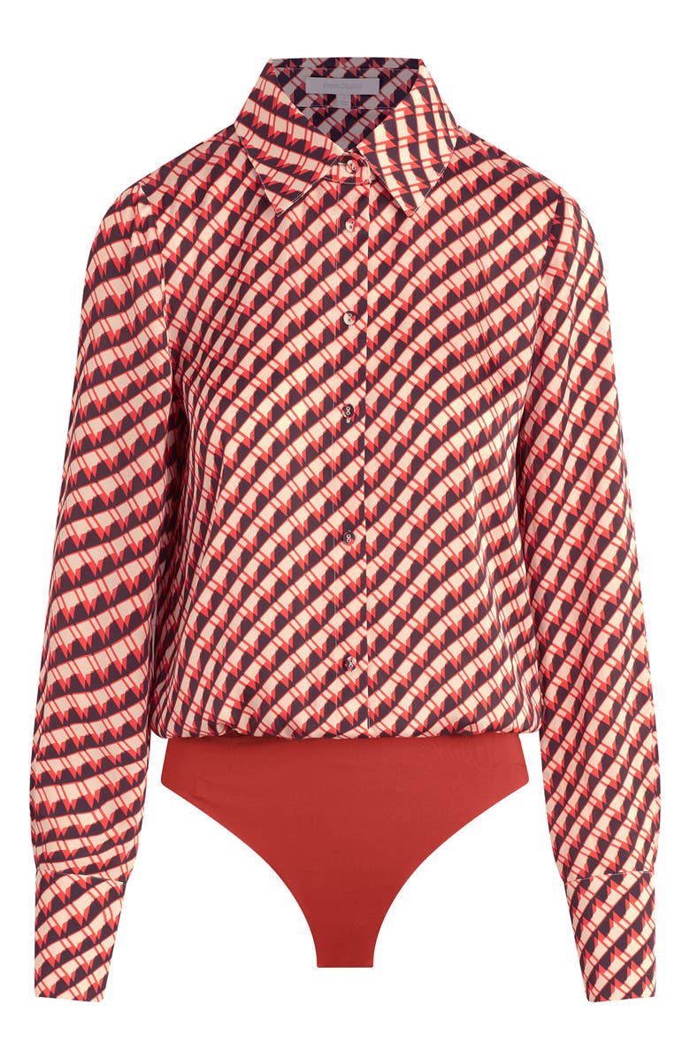 Favorite Daughter The Take Me Seriously Bodysuit, Alternate, color, Retro Rouge Hounds