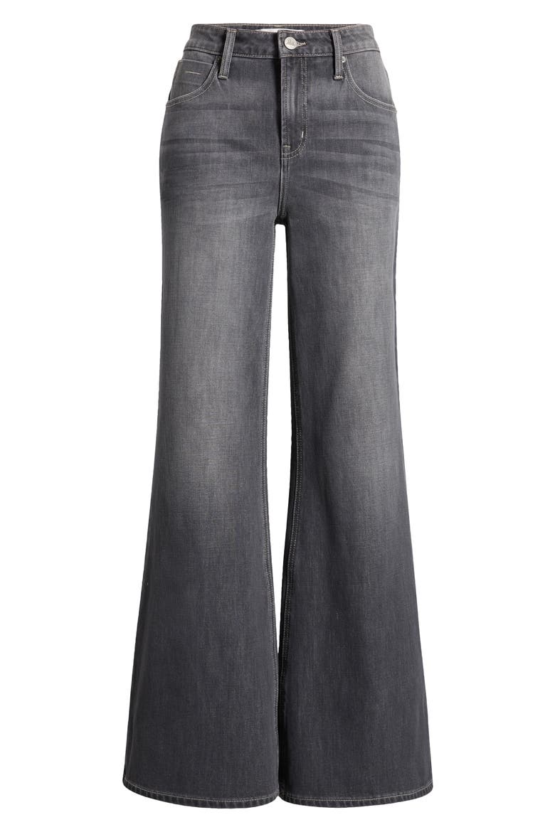 Bond Wide Leg Jeans, Alternate, color, BLACK