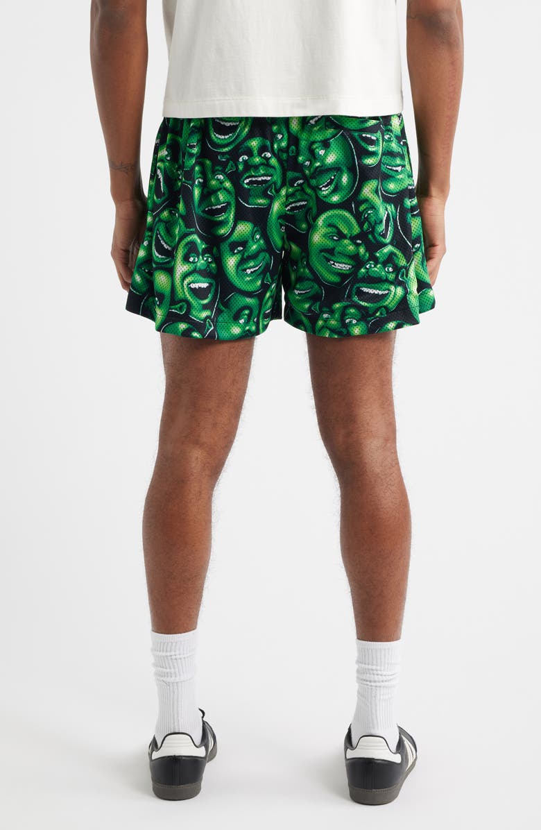 MARKET x Shrek<sup>™</sup> Print Mesh Shorts, Alternate, color, Green