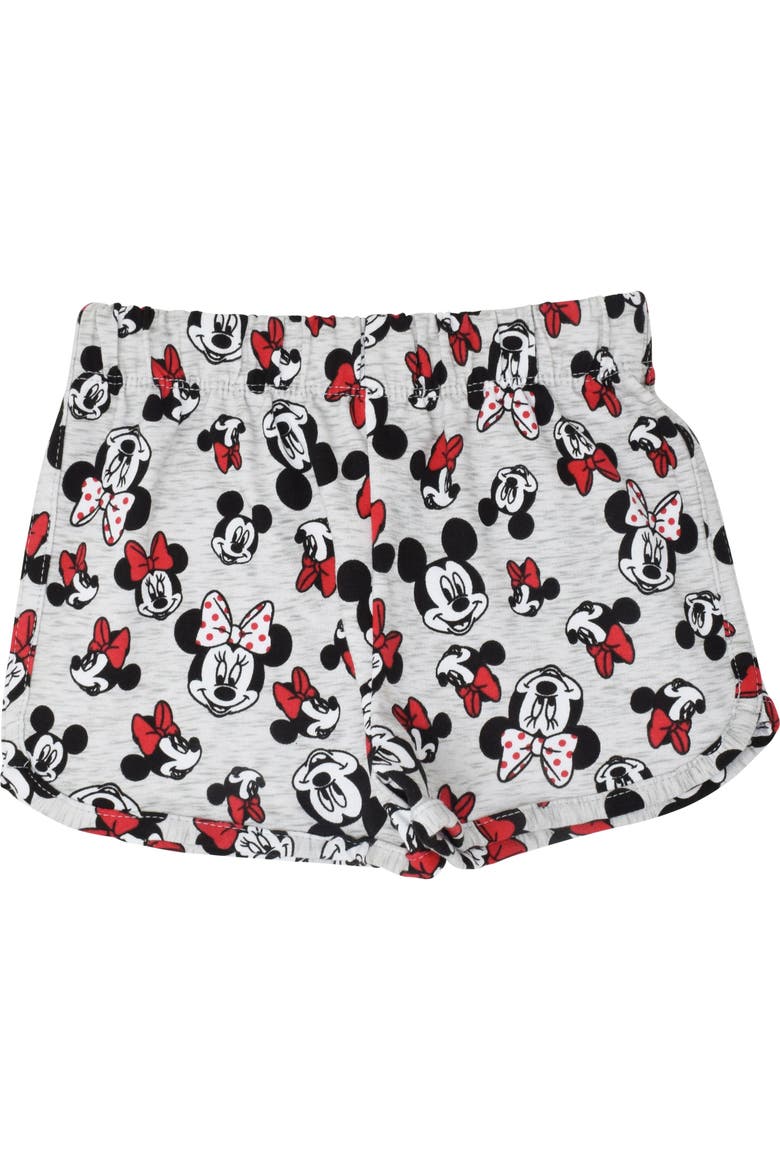 Minnie Mouse Sleeveless 2-Piece Tank Top and Shorts Set, Alternate, color, Red Grey Minnie Mouse