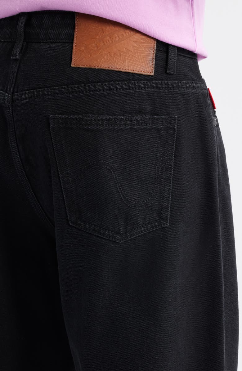 ICECREAM Ash Vanilla Fit Running Dog Appliqué Jeans, Alternate, color, Black Cara