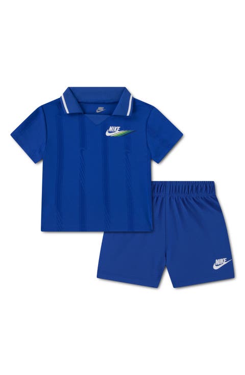 Victory Lap Tricot Polo & Shorts Set (Baby)