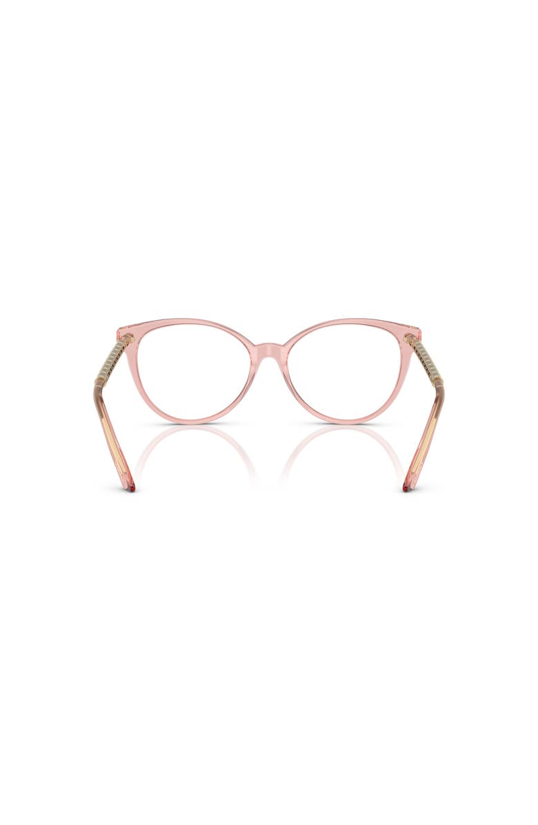 Versace 54mm Cat Eye optical glasses, Alternate, color, Pink