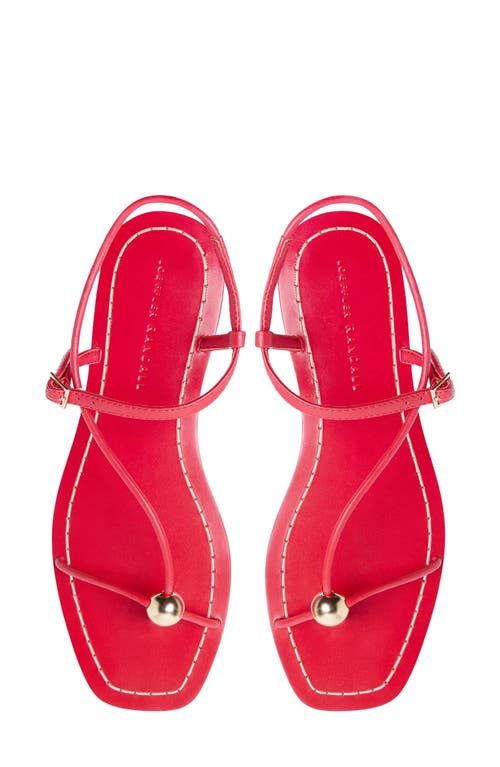 Loeffler Randall Lara Ankle Strap Sandal In Red