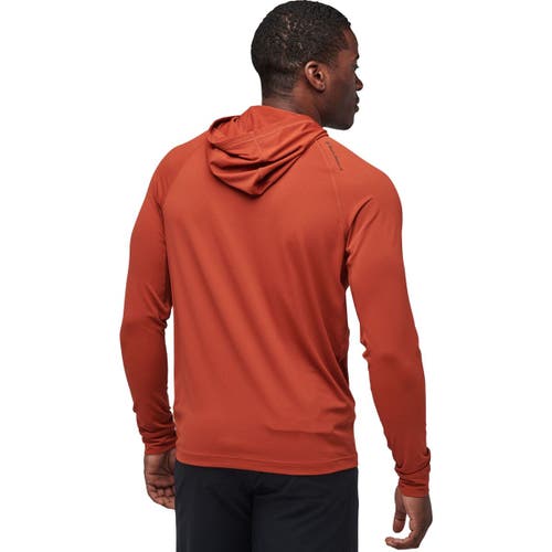 Black Diamond Alpenglow Hooded Shirt In Brown