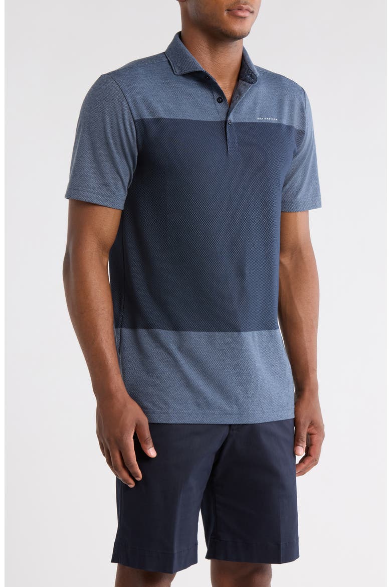 Rudder Runner Polo, Alternate, color, HEATHER TOTAL ECLIPSE