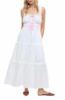 Sleeveless Cotton Midi Dress