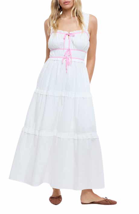 Sleeveless Cotton Midi Dress