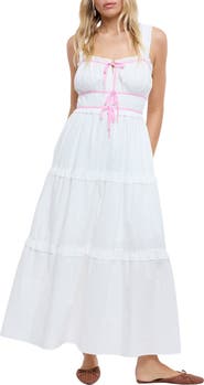 WISHLIST Sleeveless Cotton Midi Dress