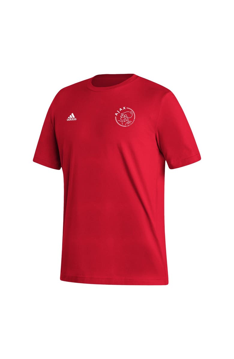 adidas Men's adidas Red Ajax Crest T-Shirt, Alternate, color, Red