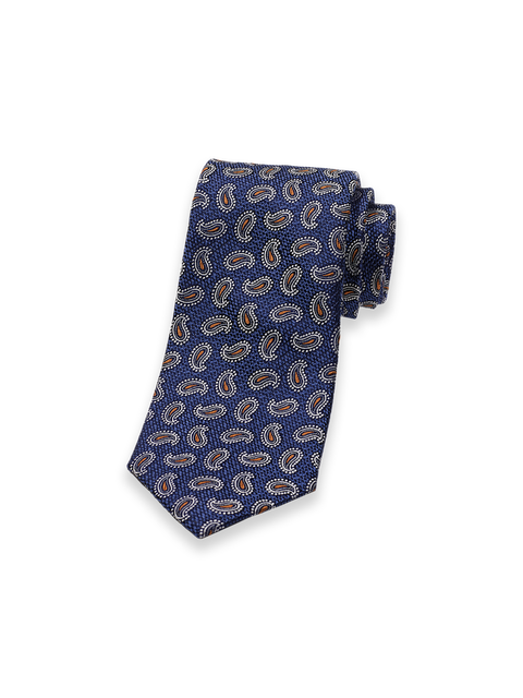 Patterned Woven Silk Tie