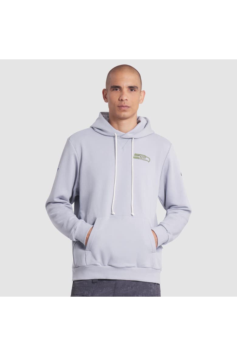 Men's Nike Wolf Gray Seattle Seahawks 2025 Rivalries Collection Standard Issue Sideline Dri-FIT Hoodie, Main, color, Gray