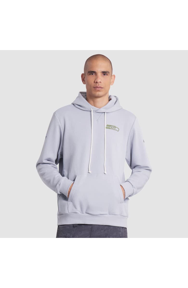 Nike Men's Nike Wolf Gray Seattle Seahawks 2025 Rivalries Collection Standard Issue Sideline Dri-FIT Hoodie, Main, color, Gray