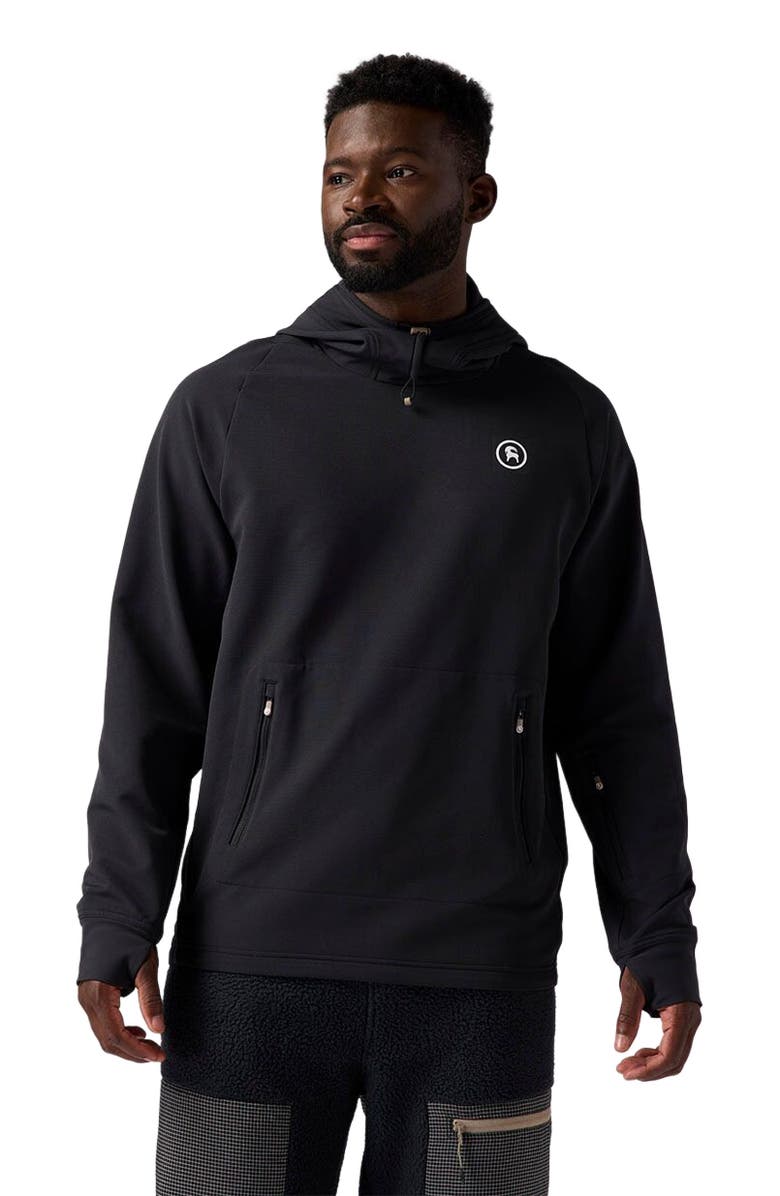 Backcountry Destination Softshell Fleece Hoodie - Men's, Main, color, Black