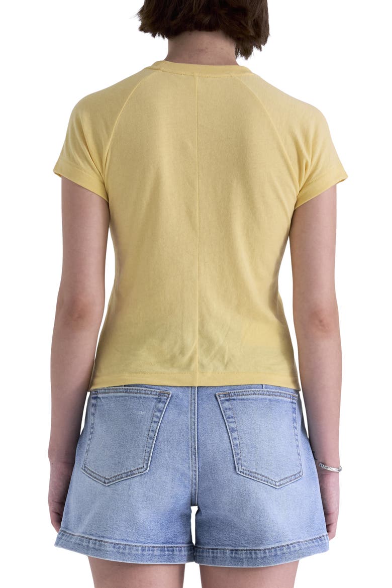 Ryn Ringer Cotton T-Shirt, Alternate, color, LIGHT TUMERIC