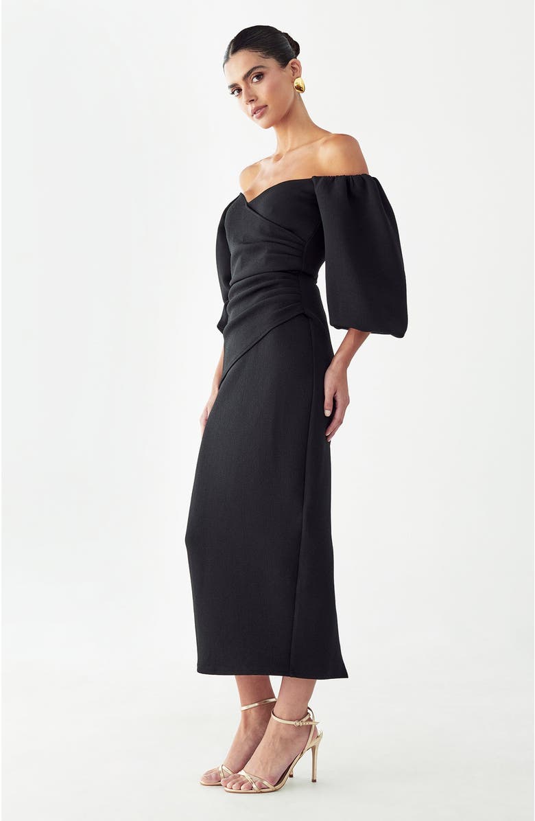 BWLDR Jessamy Dress, Alternate, color, Black