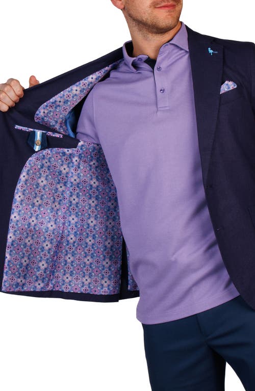 Tailorbyrd Linen Blend Sport Coat In Blue