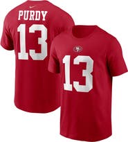 Nike Youth Nike Brock Purdy Scarlet San Francisco 49ers Player Name & Number T-Shirt