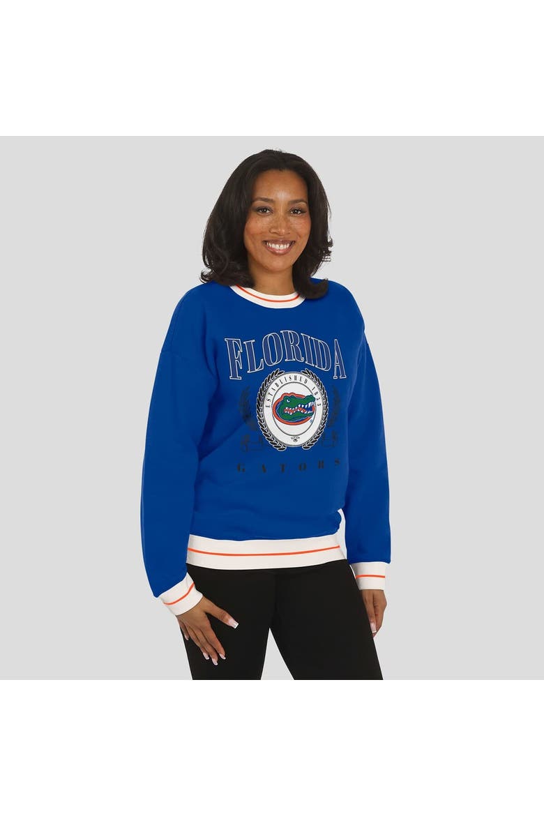 Women's WEAR by Erin Andrews Royal Florida Gators Seal Sweatshirt, Alternate, color, Royal