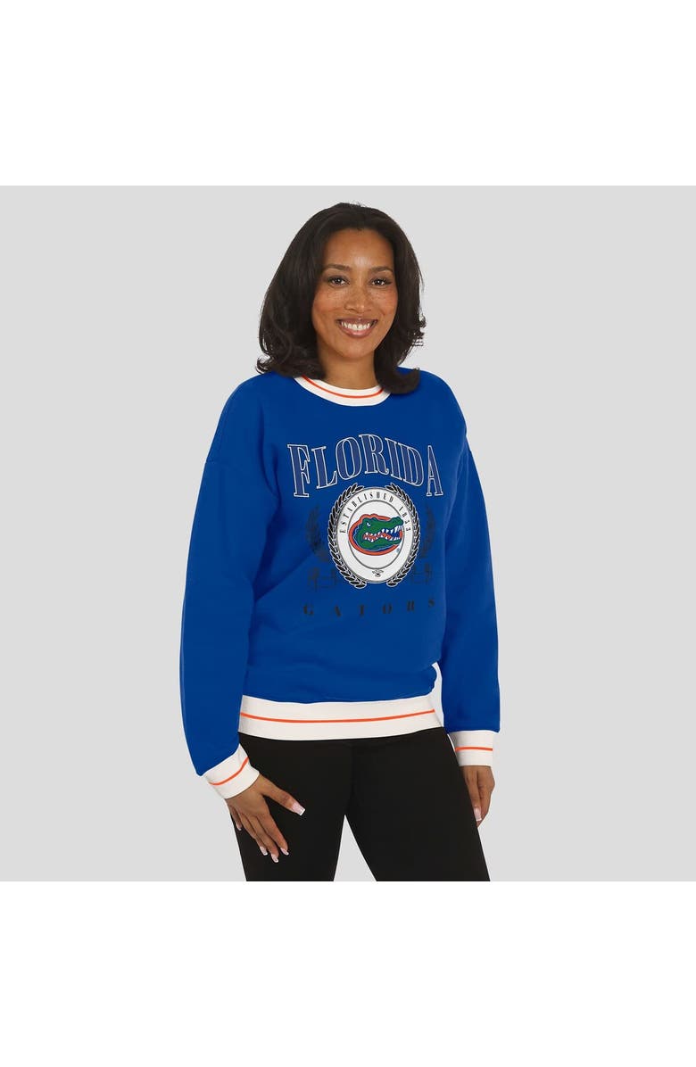 WEAR by Erin Andrews Women's WEAR by Erin Andrews Royal Florida Gators Seal Sweatshirt, Alternate, color, Royal