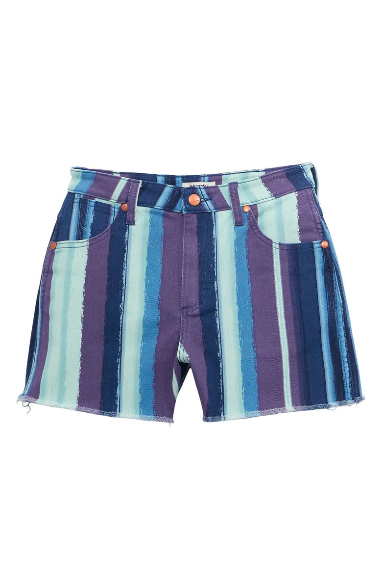 Wrangler Western Cutoff Denim Shorts, Alternate, color, 