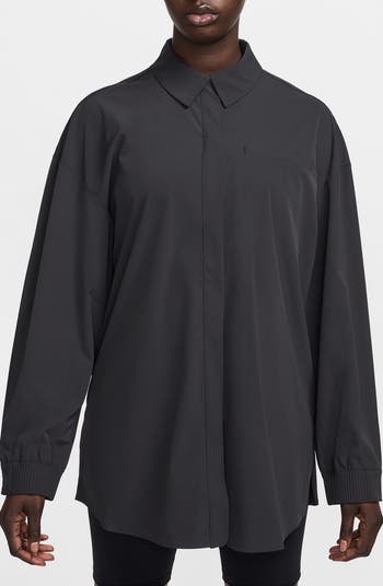 dri fit button up