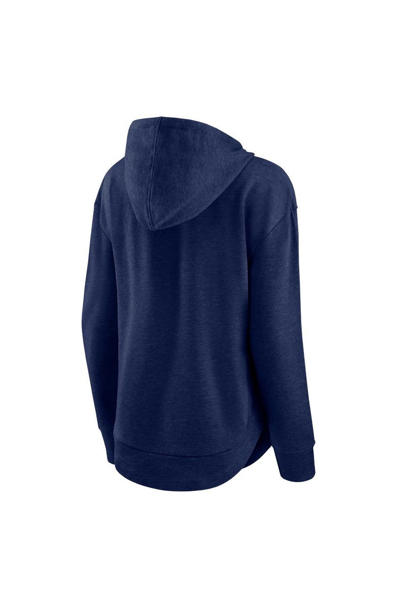 FANATICS Women's Fanatics Branded Heathered Navy Cleveland Guardians Set to Fly Pullover Hoodie, Alternate, color, 