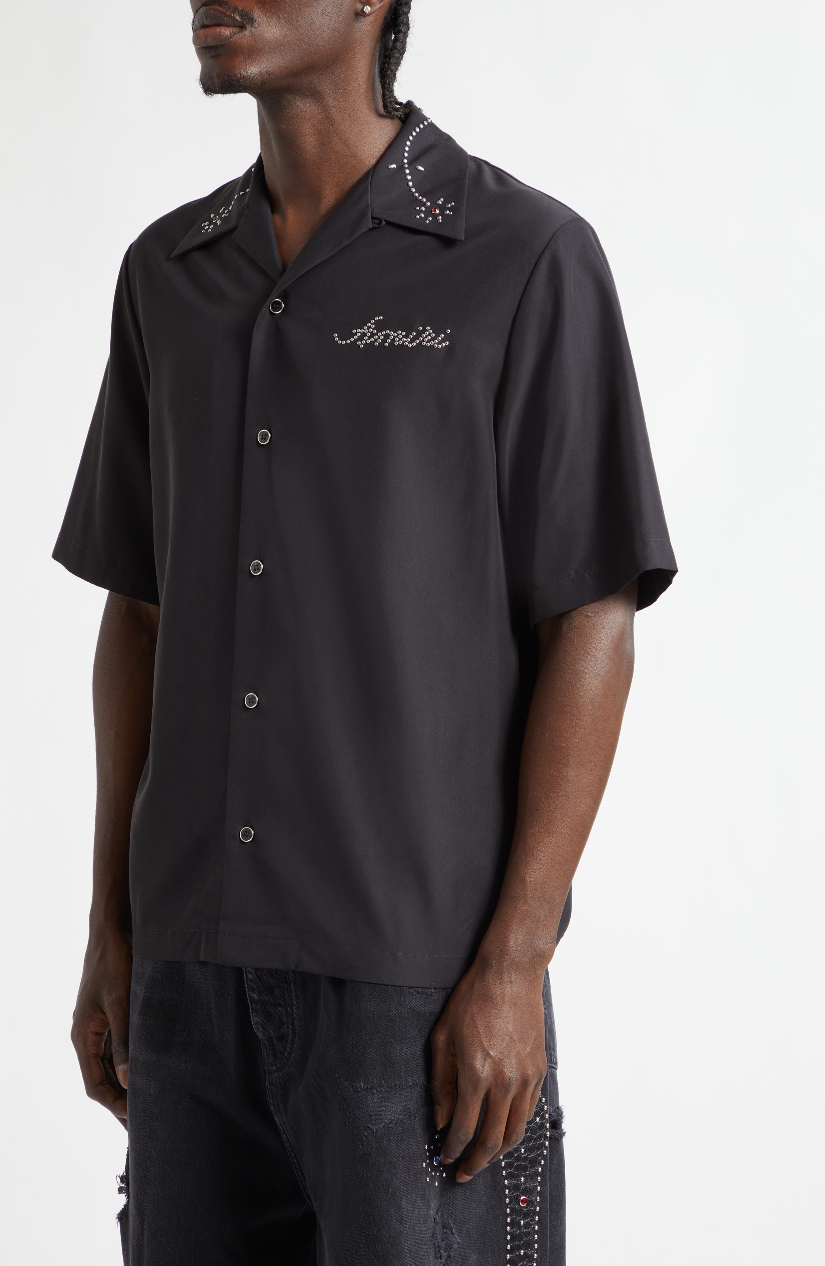 AMIRI Studded Camp Shirt — фото 4