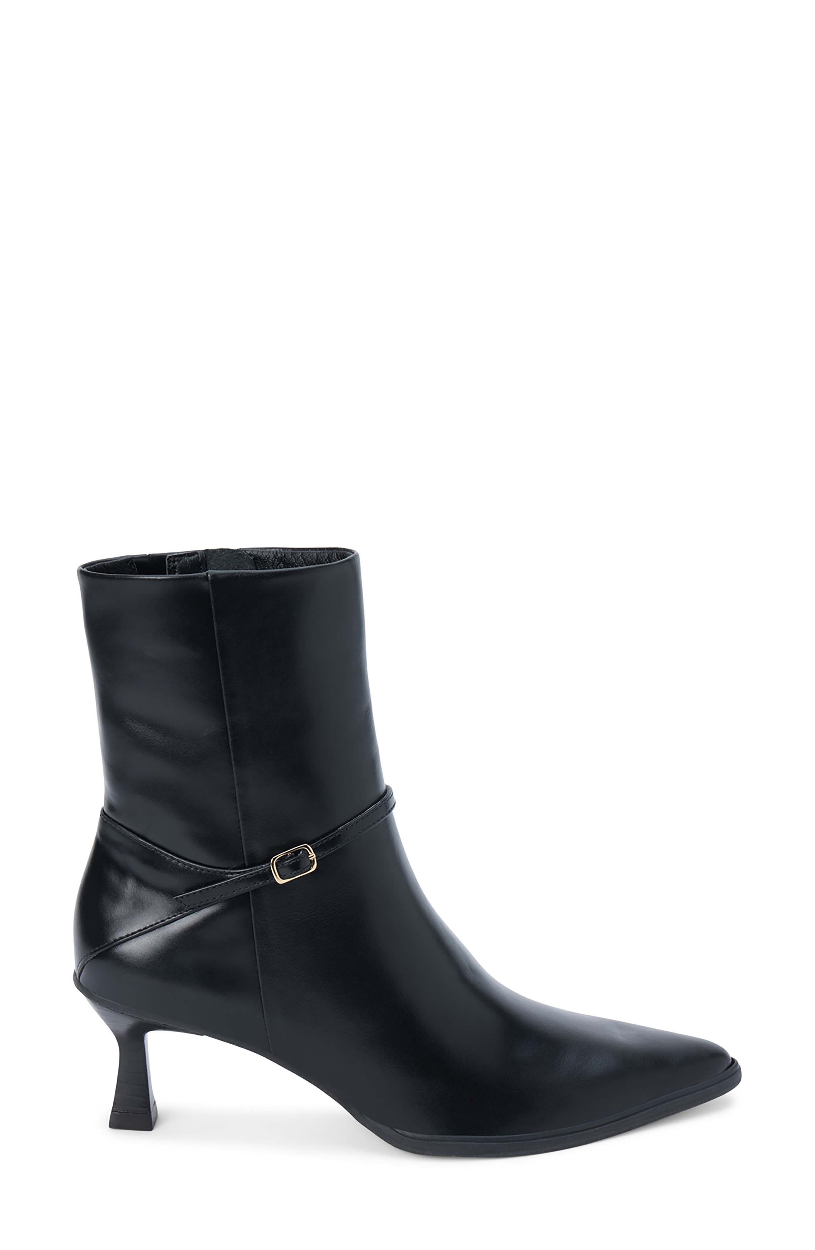 Matisse Ilana Pointed Toe Bootie, Alternate, color, Black